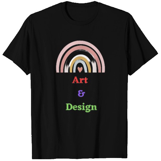 Red Blue Green Art Design T Shirts
