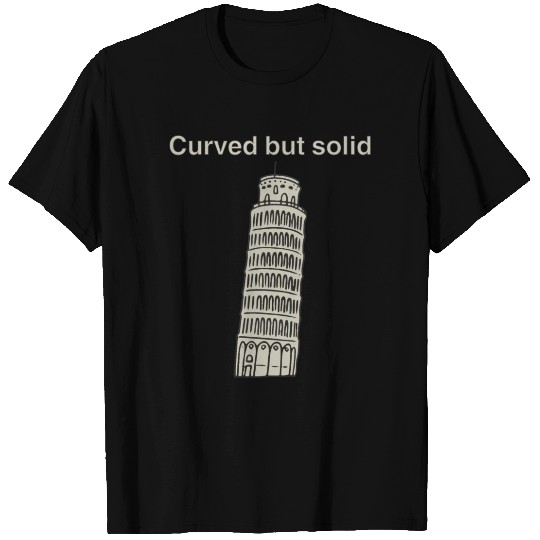 Curved but solid T Shirts