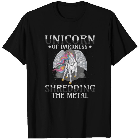 Goth Rock Satan Unicorn Festivals Death Metal T Shirts