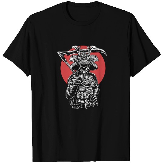 Reaper Samurai With A Scythe T Shirts