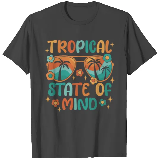 Vintage Tropical Sunglasses T Shirts