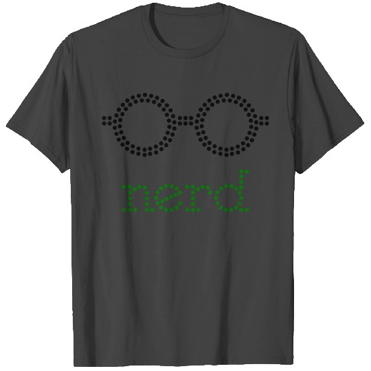 Nerd Rhinestone Glasses Geeky T Shirts