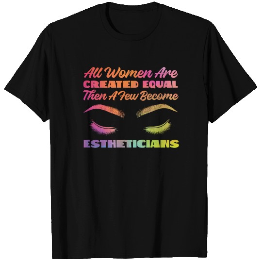 Cute Licensed Esthetician Skincare T Shirts