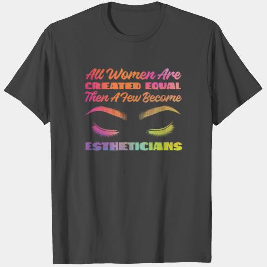 Cute Licensed Esthetician Skincare T Shirts