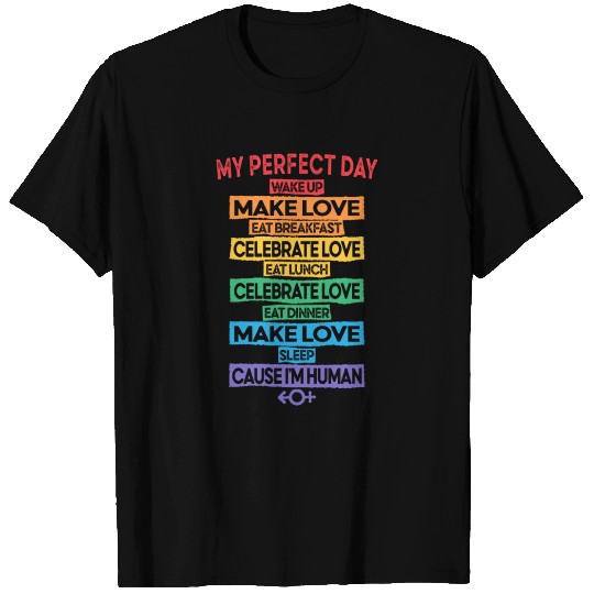 LGBT Pride equality no human is illegal T Shirts