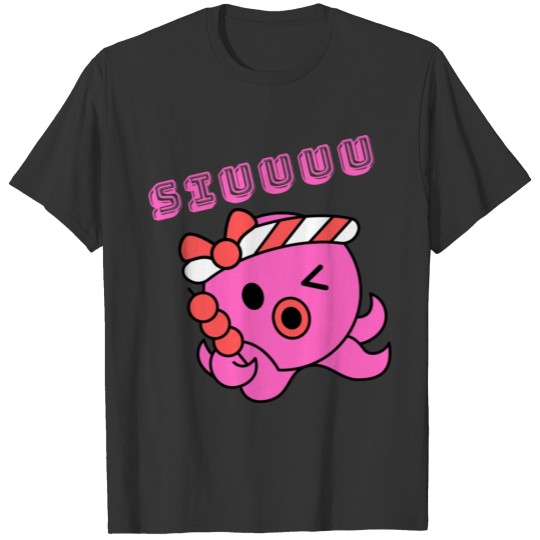 Funny octopus siuuuuu 70s T Shirts