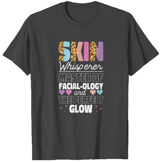 Cute Licensed Esthetician Skincare T Shirts