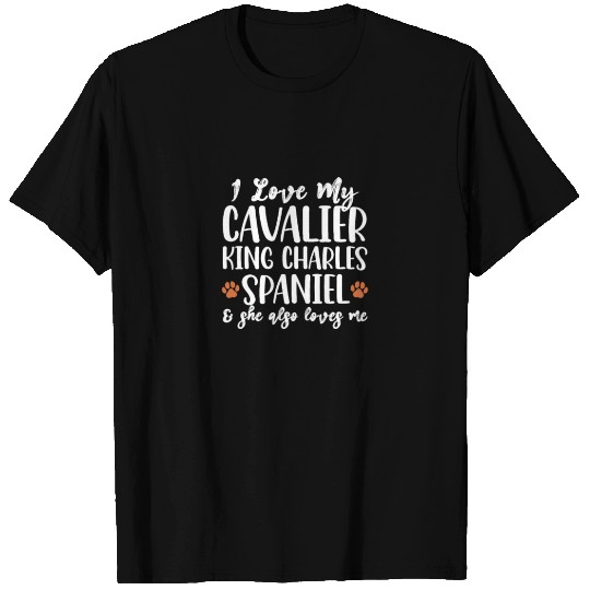 I Love My Cavalier King Charles Spaniel T Shirts