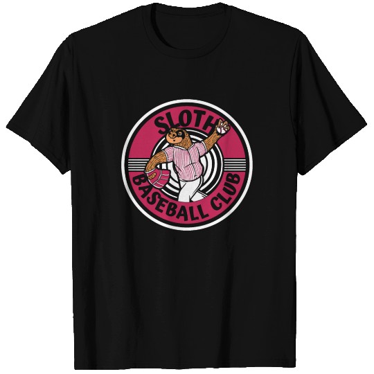 Sloth Club Sloth Baseball T Shirts