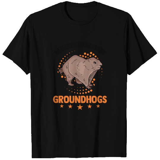 Easily Distracted By Groundhogs Marmot Groundhog T Shirts