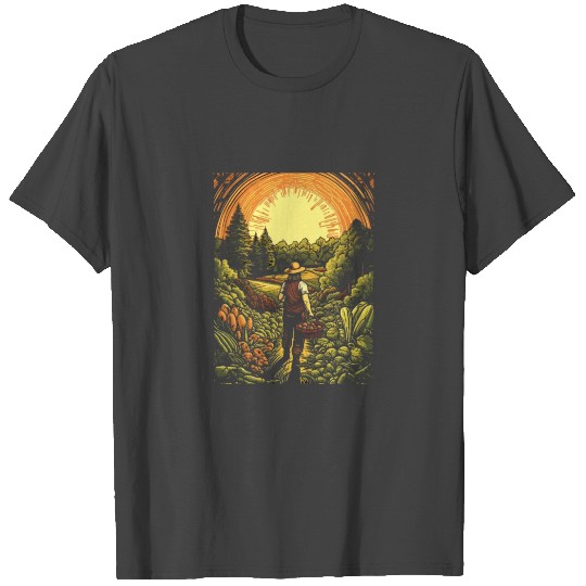 Organic Gardening Vegetable Garden Gardener T Shirts