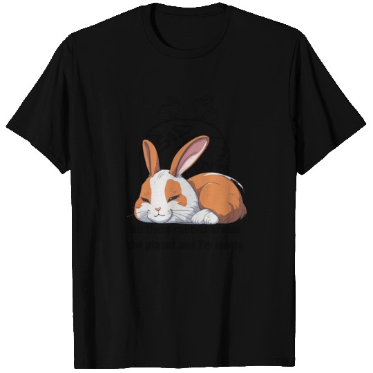 Lonely rabbit T Shirts