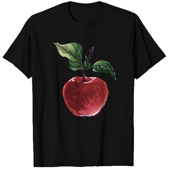 Red Fresh Apple T Shirts