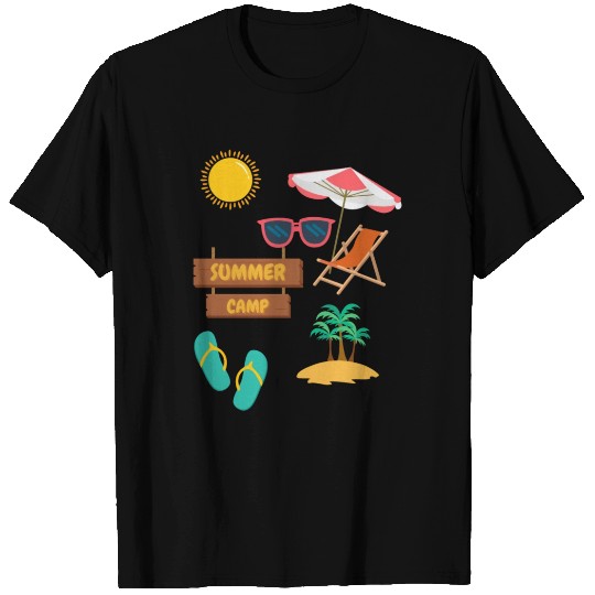 "Sunshine Adventure: Summer Camp T Shirts"