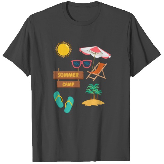 "Sunshine Adventure: Summer Camp T Shirts"