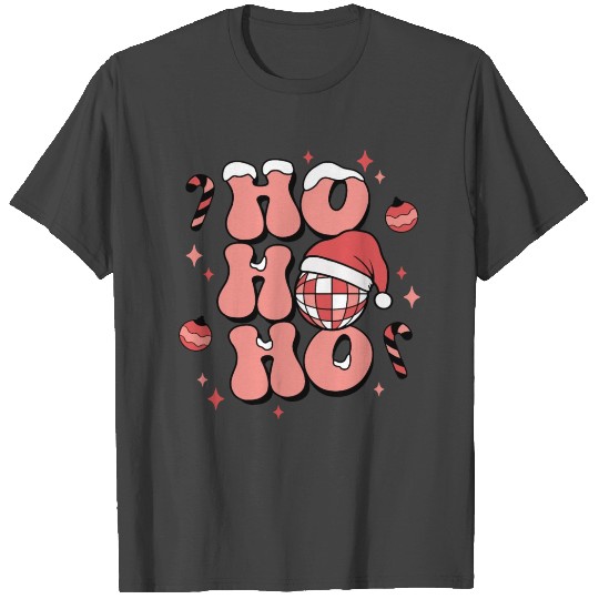 HO HO HO - Merry Christmas Disco Santa T Shirts