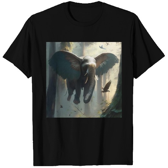 The flying elephant  D83D DC18 T Shirts