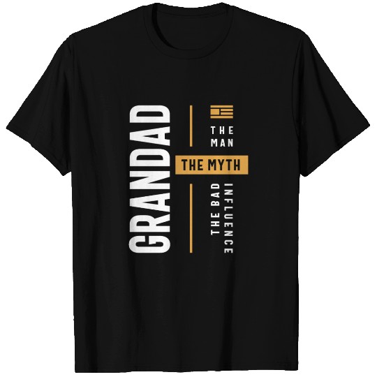 Grandad: Legendary Bad Influence - Father's Day T Shirts