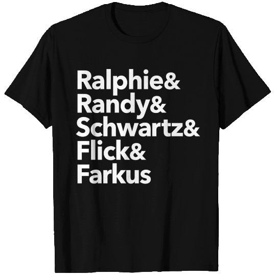 A Christmas Story Roll Call retro T Shirts