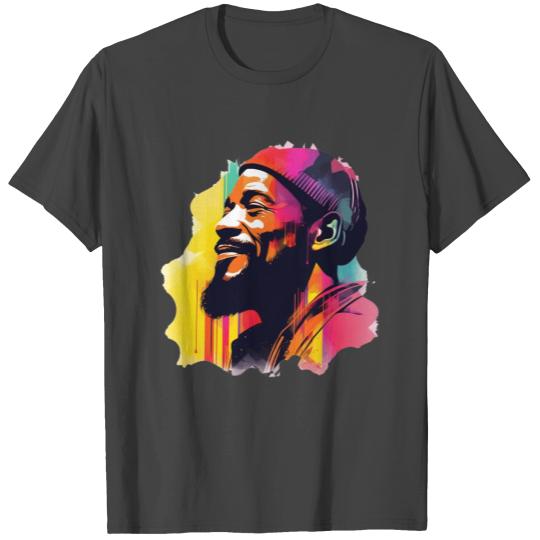 Soulful Marvin Gaye Portrait T Shirts