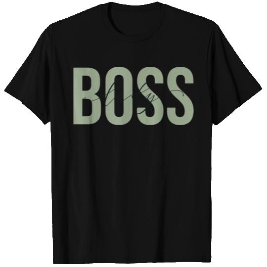 Boss Lady Blue T Shirts