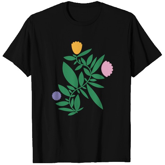 Summer Cute Wild Botanical Flower For Nature T Shirts