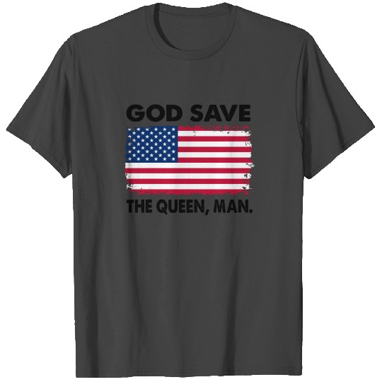 God save the Queen, Man American Flag Joe Biden T Shirts