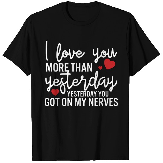 Funny Valentines Day Jokes yellow T Shirts
