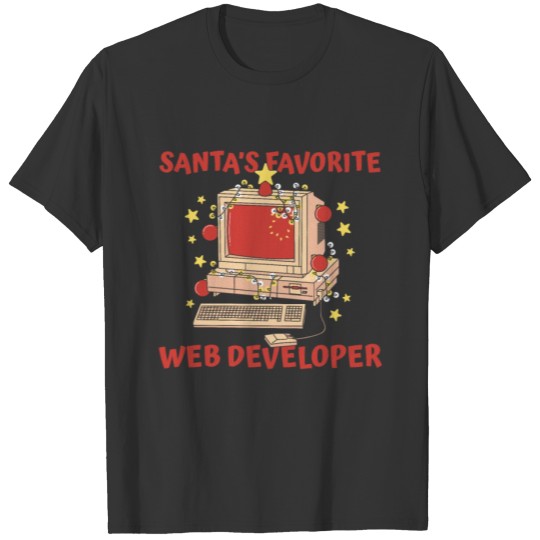 Web Developer Santa T Shirts
