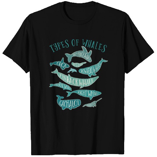 Vintage Whale Lover Design T Shirts