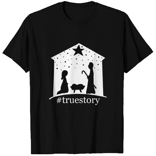 Truestory Birth Jesus True Bible Story Bethlehem T Shirts