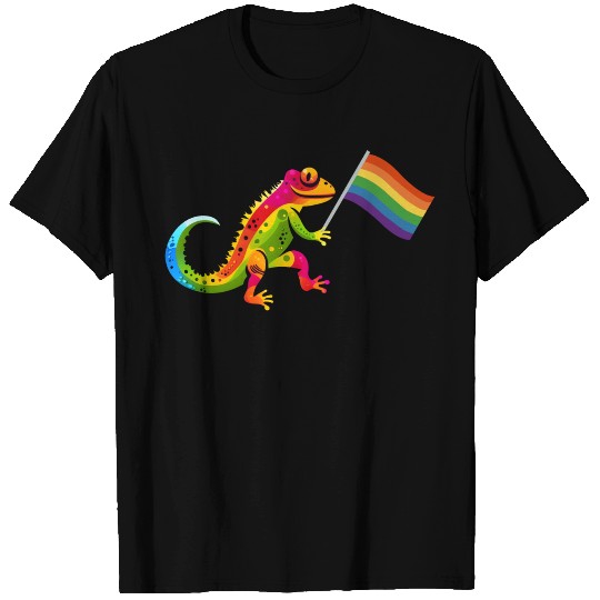 Gay Pride Gecko T Shirts