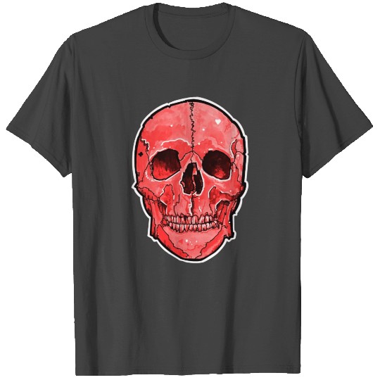 Big Blood Red Skull T Shirts