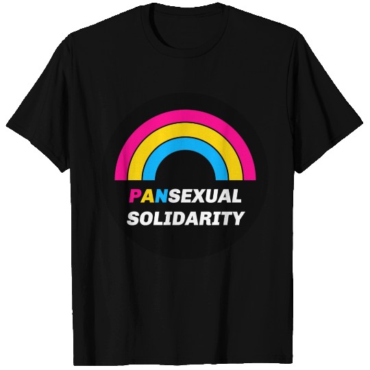 Pansexual Solidarity aesthetic retro T Shirts