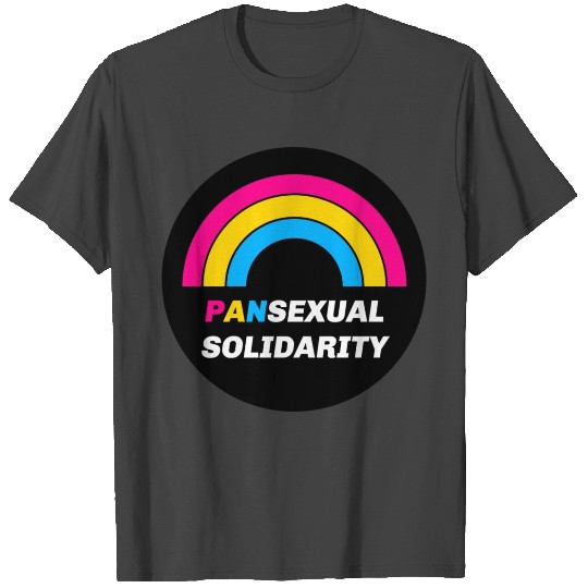 Pansexual Solidarity aesthetic retro T Shirts