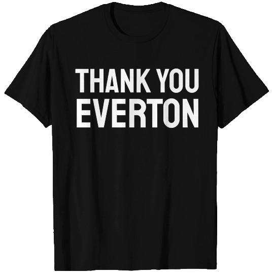 Everton Thank You Everton stars T Shirts