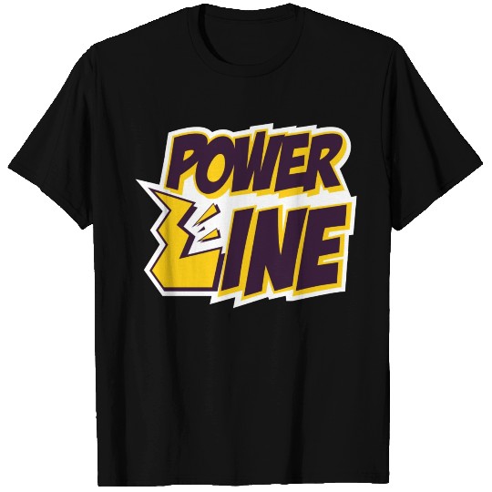 Power line cute retro T Shirts