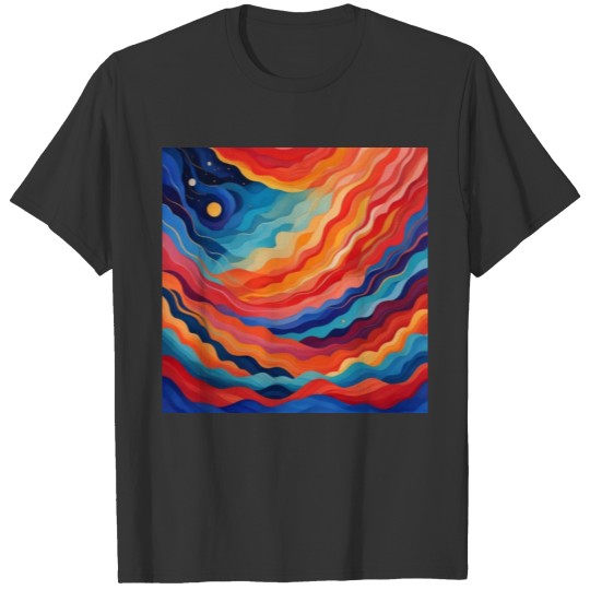 Abstract watercolor patterns 9 T Shirts