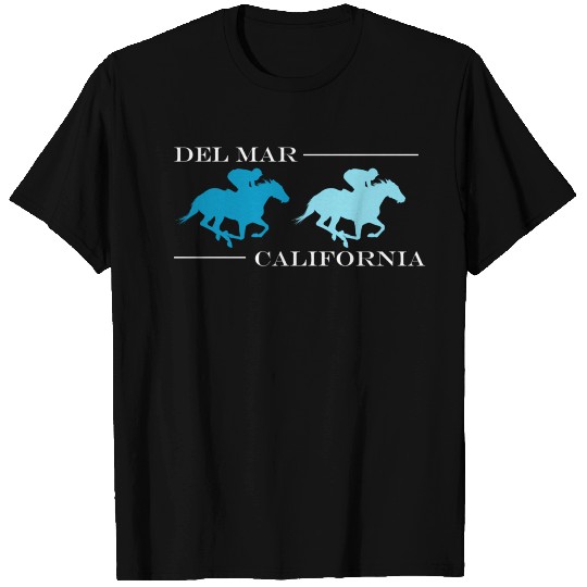 Del Mar California Horse Racing T Shirts