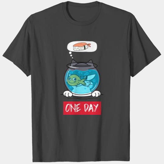 One Day Sushi Cat T Shirts