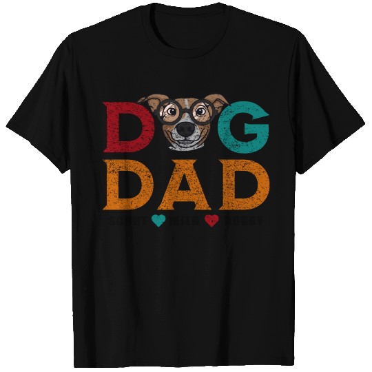 Best Dog Dad scout milo buddy T Shirts