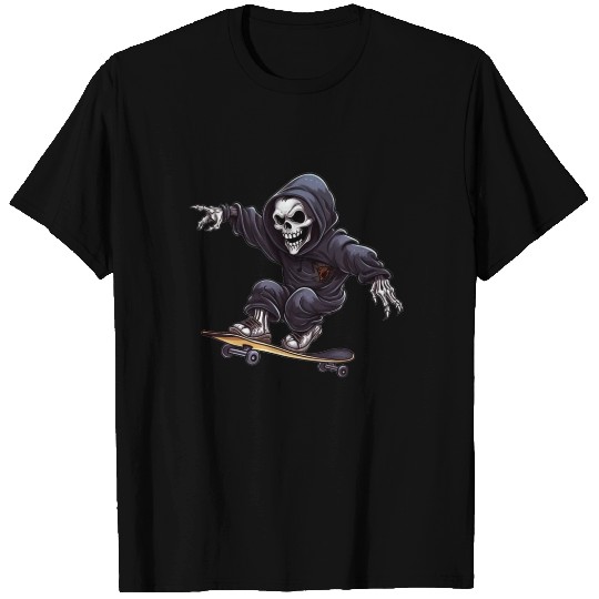 Fearless Skateboarding with the Grim Reaper: Skate T Shirts