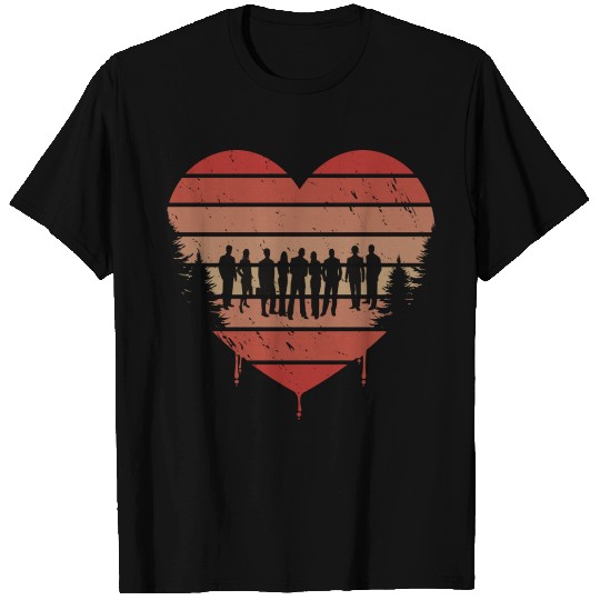 Cute Red Vintage Heart Social Studies Valentine T Shirts