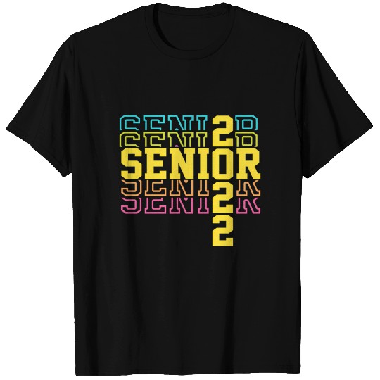 Grad 22 Senior Class Of 2022 Bright Colors Ns Will T Shirts