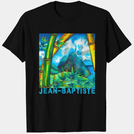 St. Lucia Pitons & Bamboo T Shirts