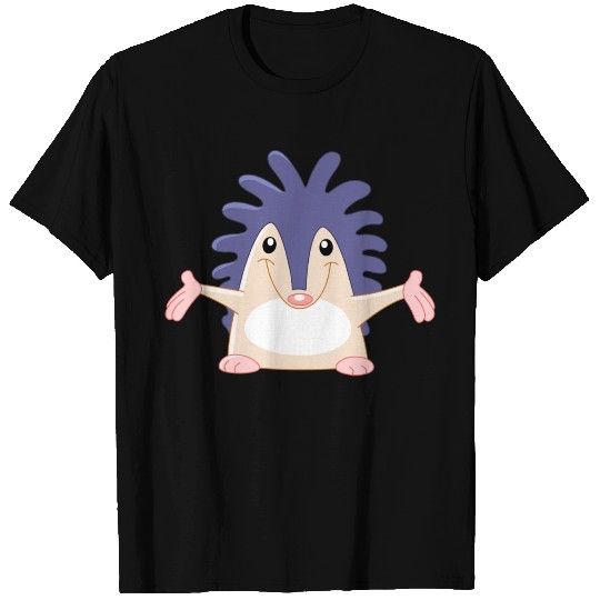 Cheerful Hedgehog T Shirts