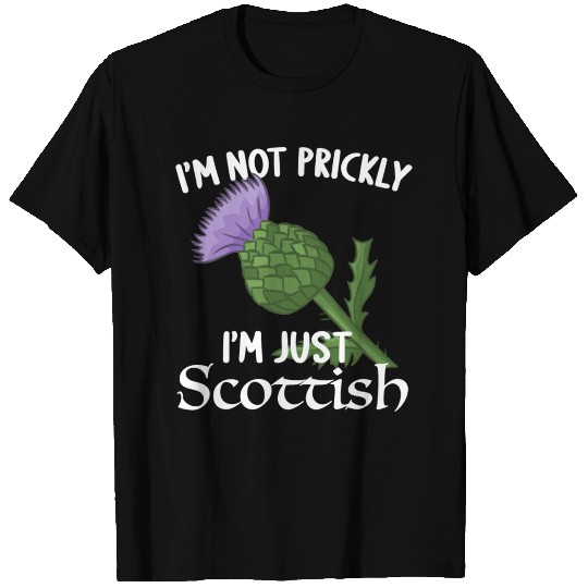Scottish Pride Thistle Flower T Shirts
