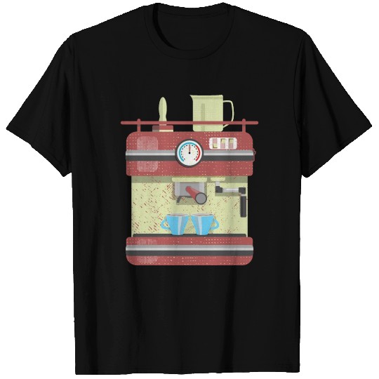 Coffee machine espresso, latte T Shirts