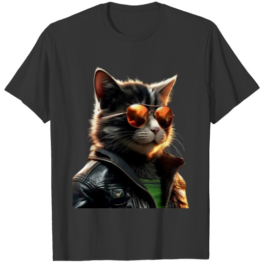 Cat With Sunglasses Cute Cat Mom Meow Paws Kitty T Shirts