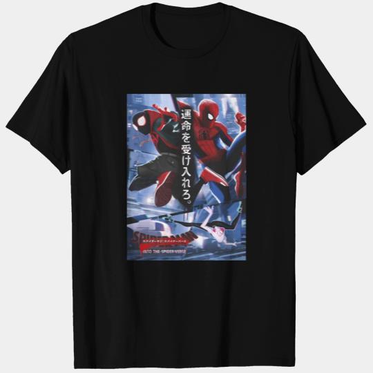 Spider Into The Spiderverse Kanji T Shirts